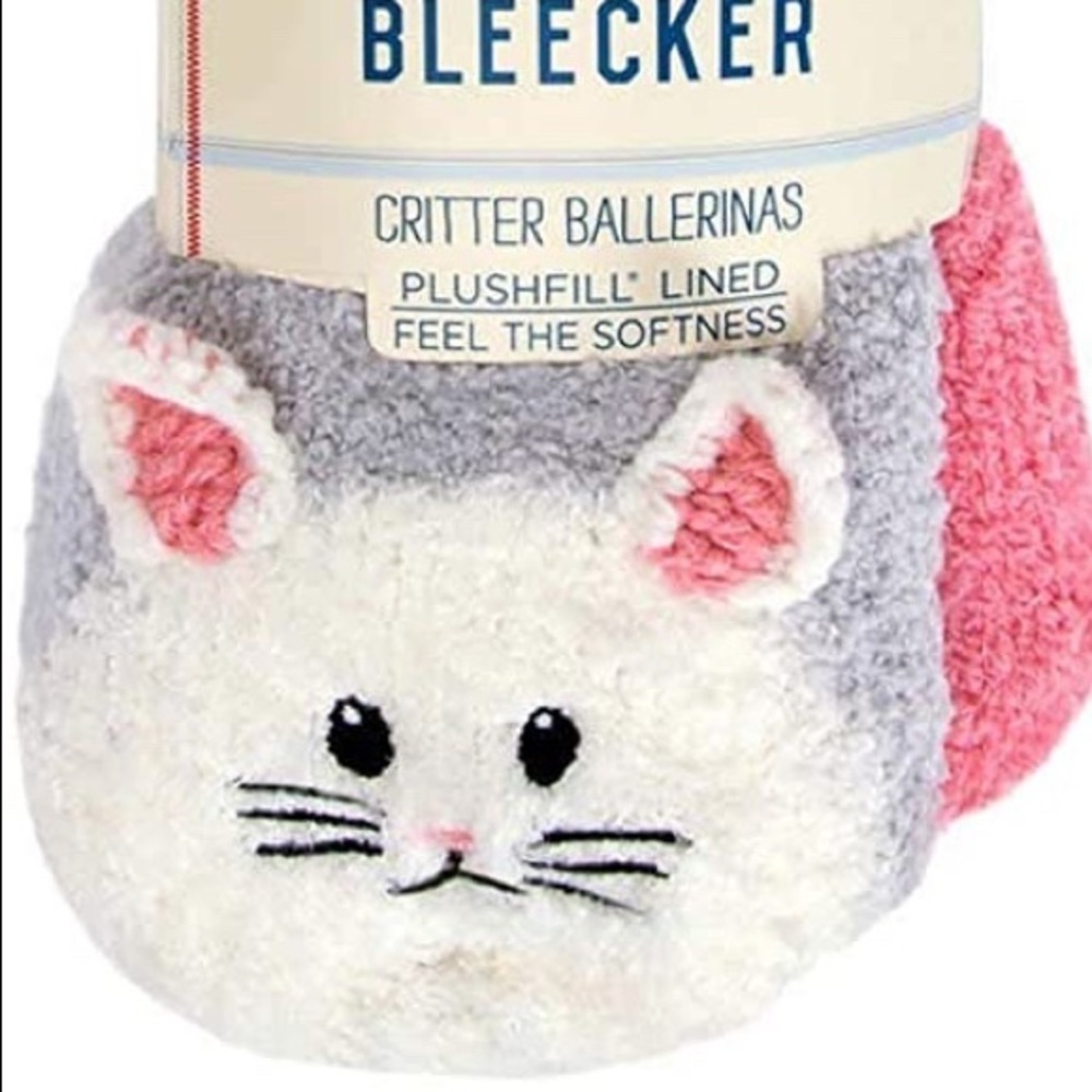 NWOT Jane and Bleecker Sherpa Lined Bunny Slippers